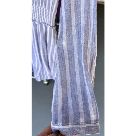 Rails Light Blue Jasmine Dress Rhône Stripe Dress NWT - Picture 9 of 14